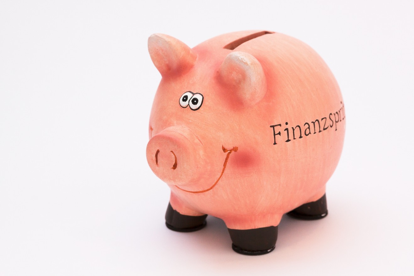 Une tirelire en forme de cochon